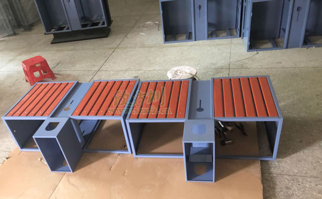 戶(hù)外鋼木分類(lèi)垃圾桶廠家生產(chǎn)圖